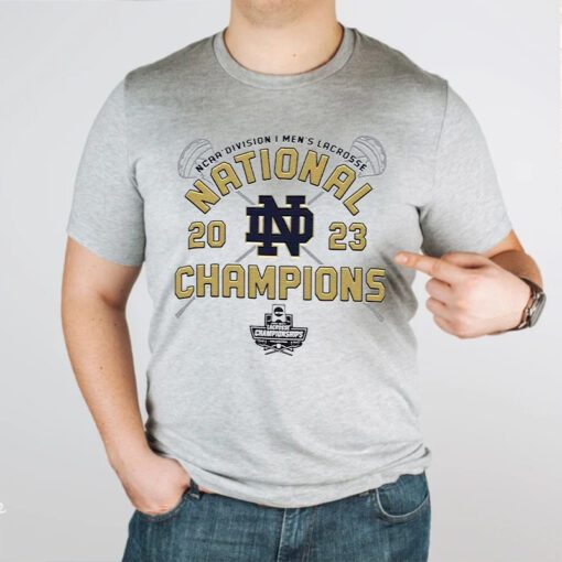 Notre Dame Fighting Irish Champion 2023 Ncaa Men’s Lacrosse National Champions Locker Room TShirt