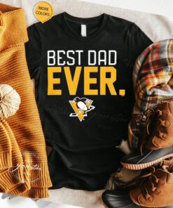 Pittsburgh Penguins Best Dad Ever Logo Father’s Day T Shirts