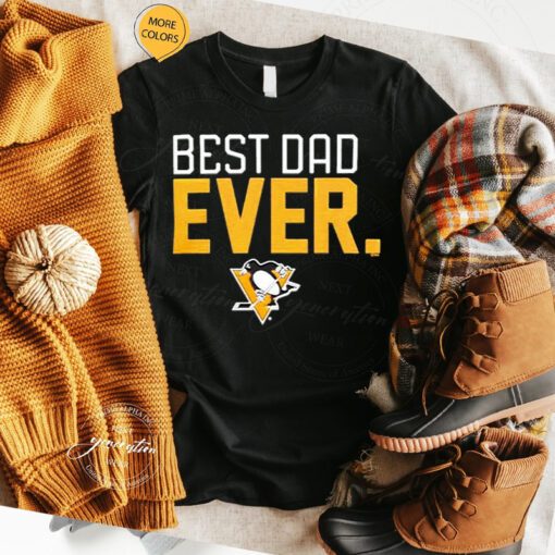 Pittsburgh Penguins Best Dad Ever Logo Father’s Day T Shirts