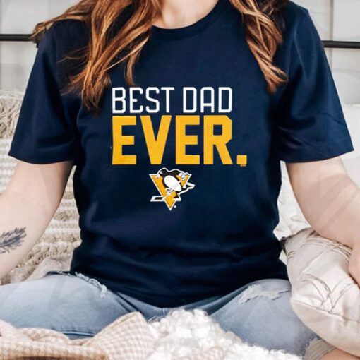 Pittsburgh Penguins Best Dad Ever Logo Father’s Day TShirts