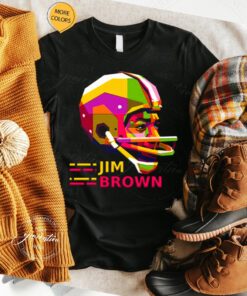 Pop Art Portrait Jim Brown shirts