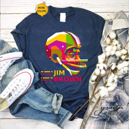 Pop Art Portrait Jim Brown t shirt