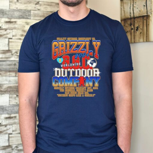 Quality outdoor equipment co Grizzly Outdoor Company tshirt