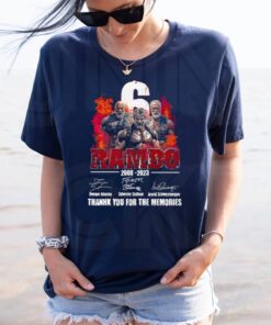 Rambo 2008 2023 Thank You for the memories signatures shirts