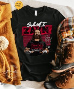 Sami Zayn Pose Tri-Blend Shirts
