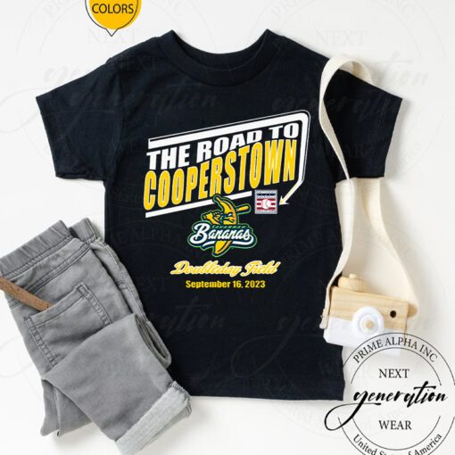 Savannah Bananas 2023 Road to Cooperstown TShirt