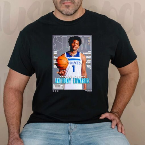 Slam Cover Anthony Edwards t shirts