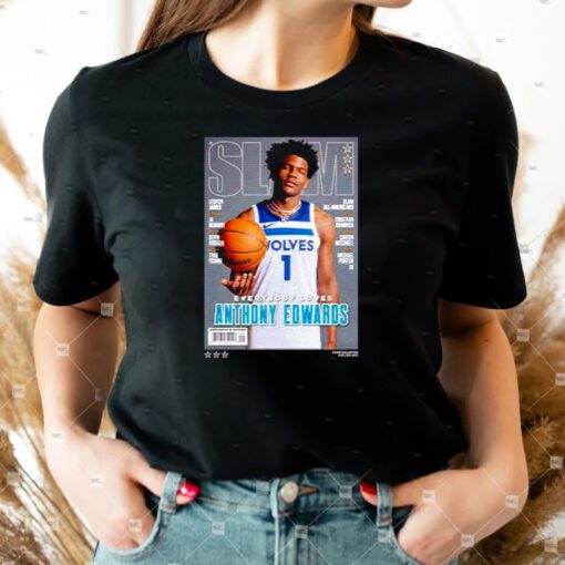 Slam Cover Anthony Edwards tshirts