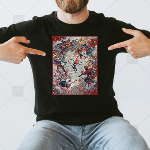 Spider-Man Across the Spider-Verse Wukong Style T Shirts