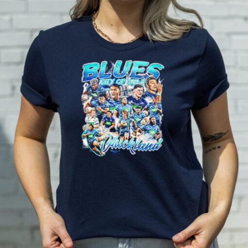 Super Rugby ALK Blues city of Sails Auckland tshirts