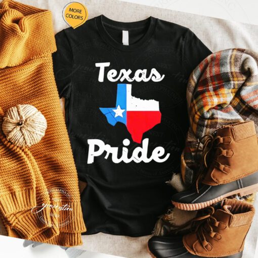 Texas Pride Texas flag t shirt