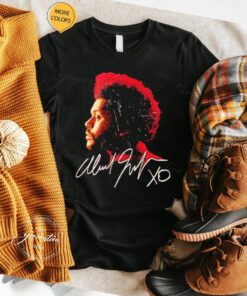 The weeknd rapper American signature t shirts