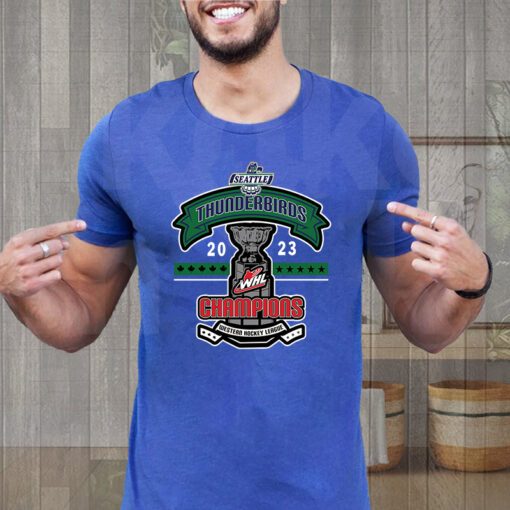 Thunderbirds Western Hockey League Champions 2023 Seattle shirts