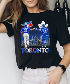 Toronto Sports Vladimir Guerrero Jr And Auston Matthews Signatures t shirts