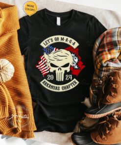 Trump Skull Let’s Go Maga 2023 Arkansas Chapter t shirt