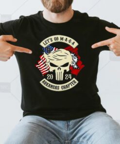 Trump Skull Let’s Go Maga 2023 Arkansas Chapter t shirts