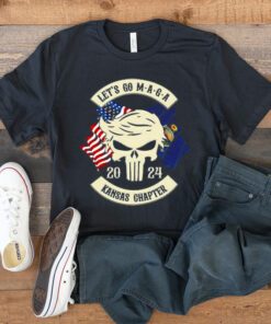 Trump Skull Let’s Go Maga 2023 Kansas Chapter t shirt