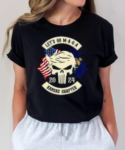 Trump Skull Let’s Go Maga 2023 Kansas Chapter t shirts