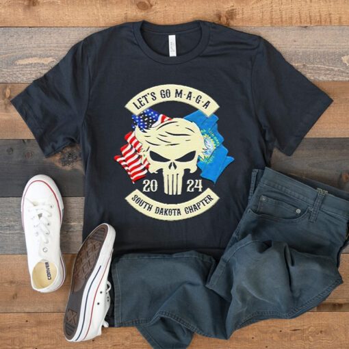 Trump Skull Let’s Go Maga 2023 South Dakota Chapter T Shirt