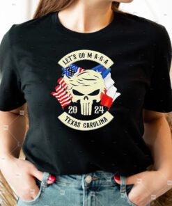 Trump Skull Let's Go Maga 2023 Texas Chapter T Shirt