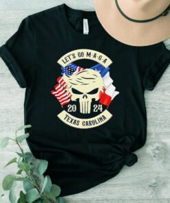 Trump Skull Let's Go Maga 2023 Texas Chapter T Shirts