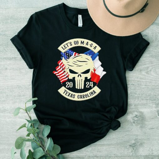 Trump Skull Let's Go Maga 2023 Texas Chapter T Shirts