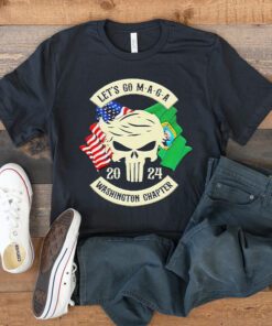 Trump Skull Let's Go Maga 2023 Washington Chapter T Shirt