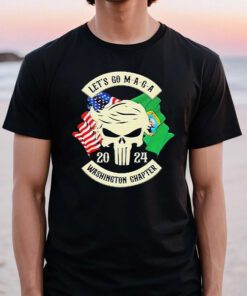 Trump Skull Let's Go Maga 2023 Washington Chapter T Shirts