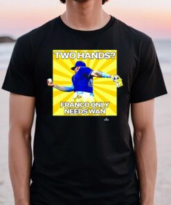 Two Hands Franco only needs wan t shirts