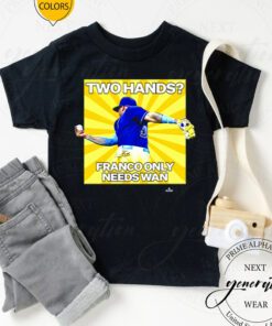 Two Hands Franco only needs wan tshirt