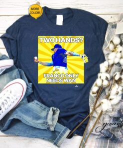 Two Hands Franco only needs wan tshirts