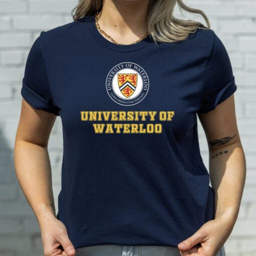 University Of Waterloo Logo t shirts