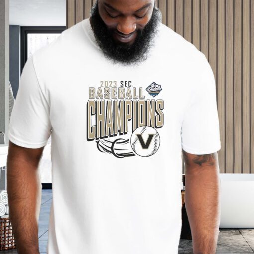 Vanderbilt Commodores 2023 SEC Baseball Conference Tournament Champions T-Shirts