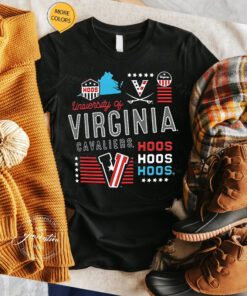 Virginia Cavaliers Red White Hoo T Shirts
