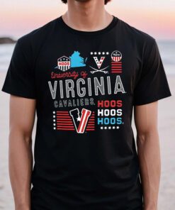 Virginia Cavaliers Red White Hoo TShirt