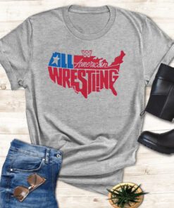 WWE All-American Wrestling Tri-Blend T Shirt