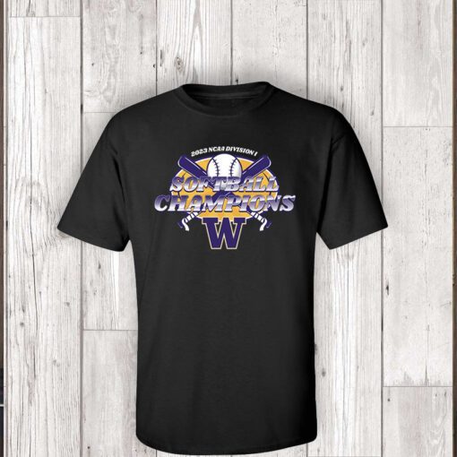 Washington Huskies 2023 NCAA Division I Softball Champions shirt