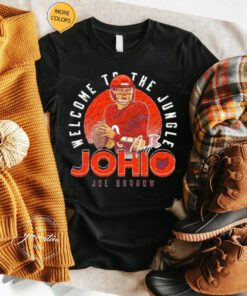 Welcome to the jungle JOHIO Joe Burrow Cincinnati football t shirt
