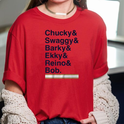 florida chucky swaggy barky ekky reino bob t shirts