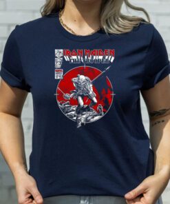 iron maiden x marvel trooper comic t shirt