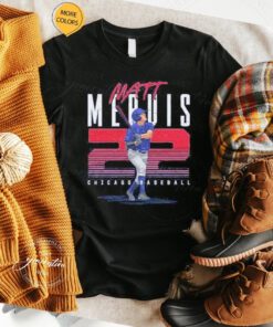 matt Mervis 22 Chicago Cubs baseball t shirt