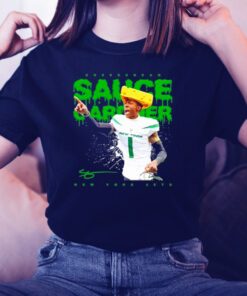 sauce Gardner New York Jets cheesehead shirts