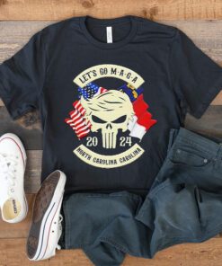 trump Skull Let’s Go Maga 2023 North Carolina Chapter T Shirts