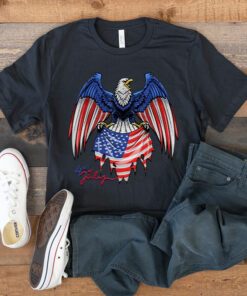 4th July American Eagle Flag Independence Day t shirt
