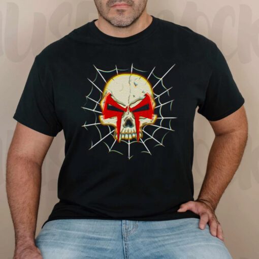 Across The Spiderverse Spider Man 2099 Skull shirts