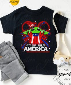 America Baby Yoda SVG Happy 4th Of July Disney Star Wars 2023 T Shirt
