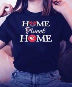 Atlanta Braves Atlanta Hawks basketball Home Sweet Home shirts
