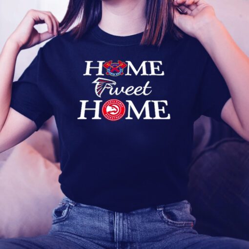 Atlanta Braves Atlanta Hawks basketball Home Sweet Home shirts