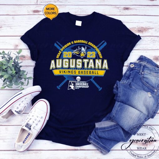 Augustana Vikings 2023 NCAA Division II baseball championship t shirts