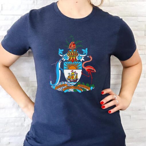 Bahamas Coat Of Arms Onward Upward tshirt